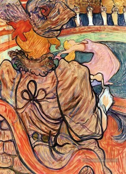 au nouveau cirque le danseur et cinq chemises en peluche 1891 Toulouse Lautrec Henri de Peinture à l'huile